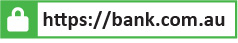 A website url with a green lock icon and it starting with https