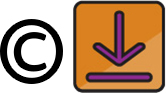 Downloading copyright icons